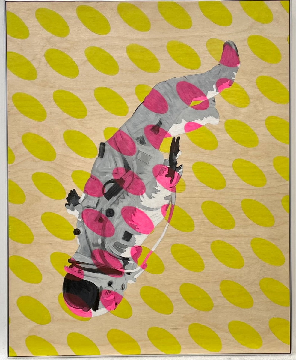 Falling Man (Pink & Yellow), 2023 Art Rental & Sales