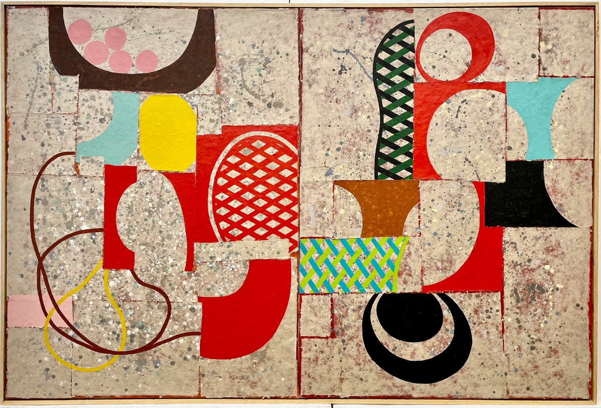 Getting The Jig On (diptych), 2023 Art Rental & Sales