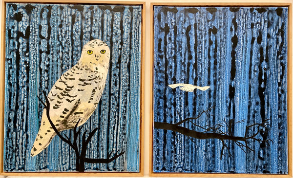 Flying The Coop (diptych), 2023