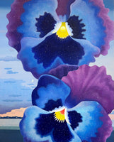 Two Pansies And The Moon, 2025